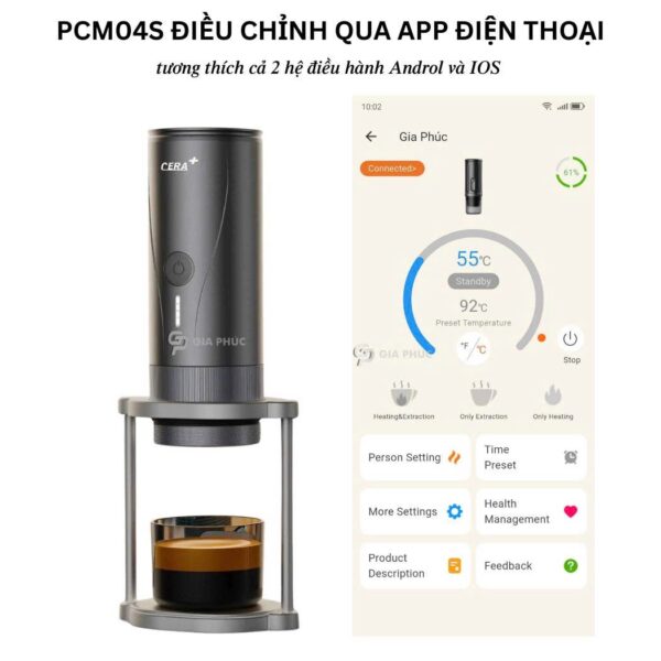 Máy pha espresso cầm tay CERA PCM04S