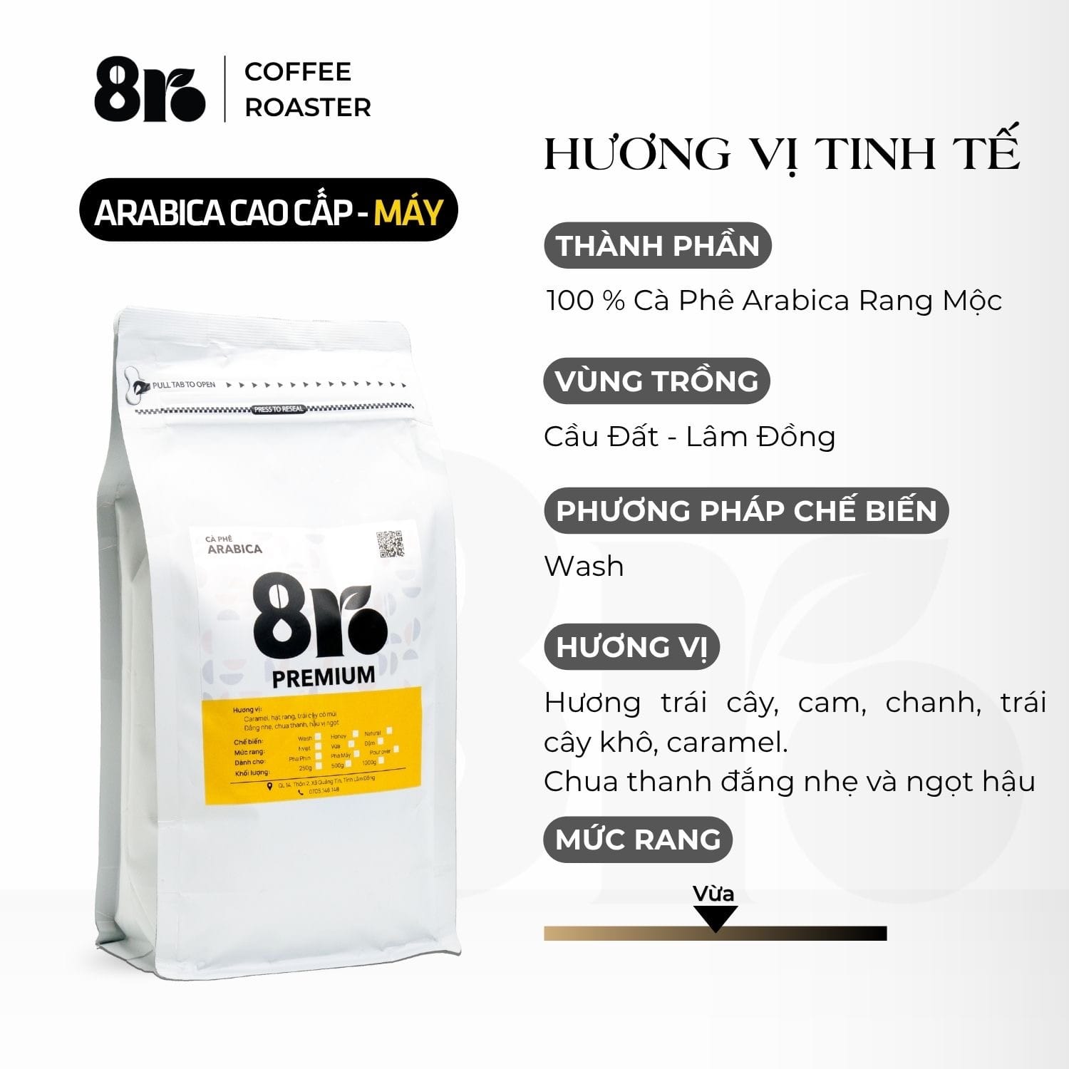 Vietnam - 8Ro Arabica Premium - Espresso - Ảnh 5