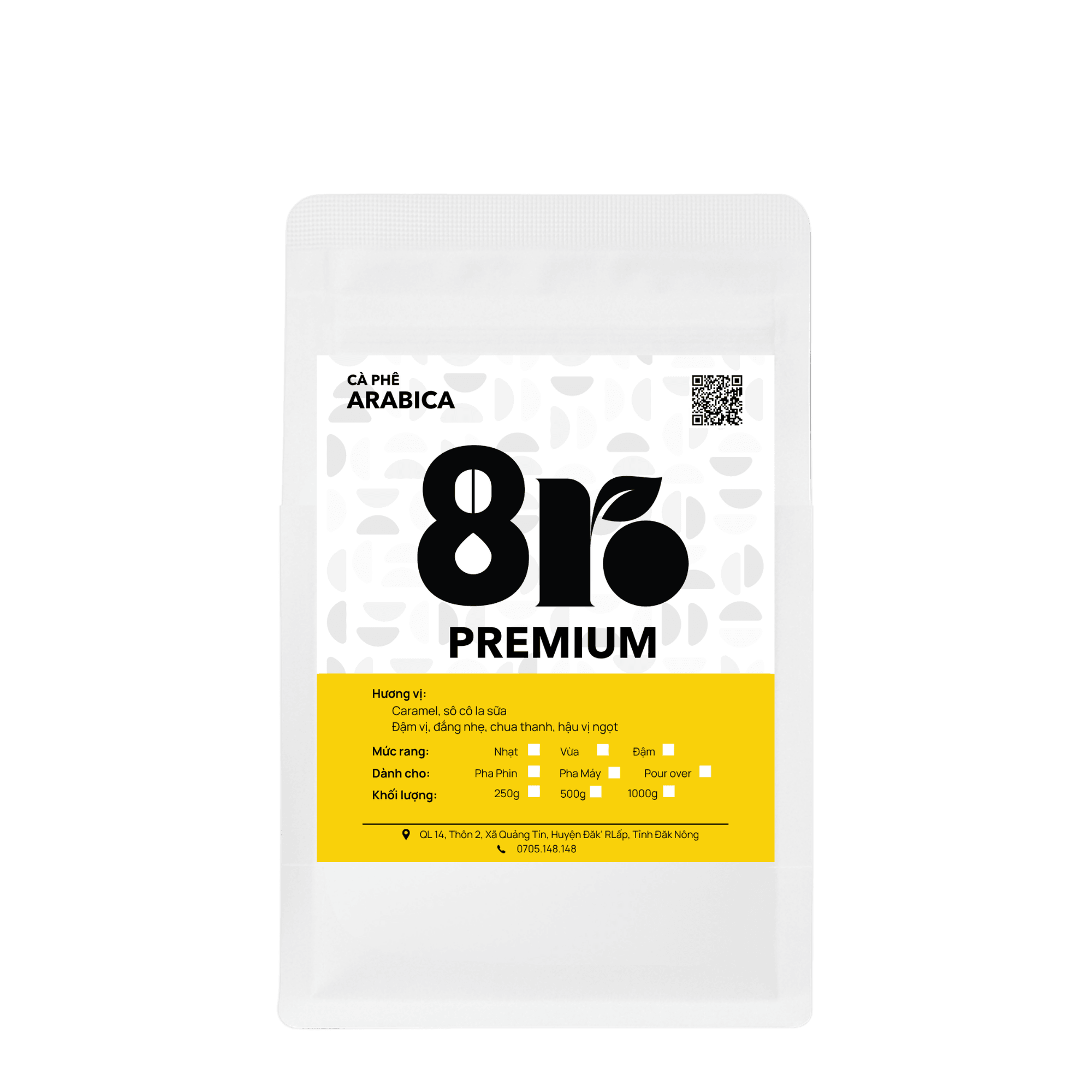 Vietnam - 8Ro Arabica Premium - Espresso