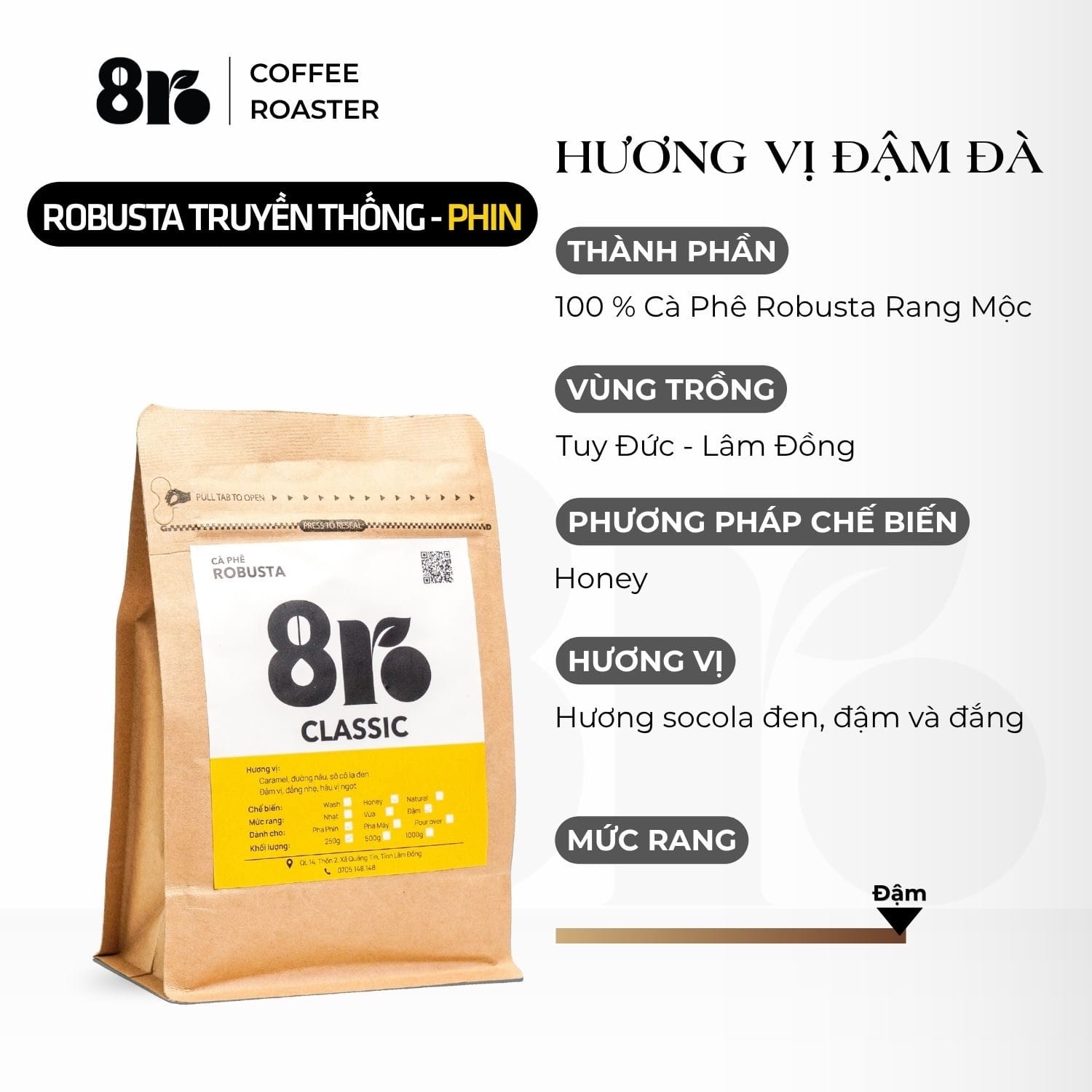 Vietnam - 8Ro Robusta Classic - Pha Phin - Ảnh 3