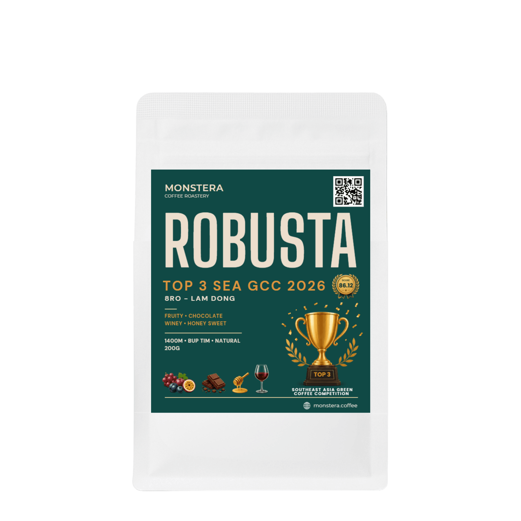 Vietnam - Fine Robusta - Giải 3 SEA GCC 2026 - 8Ro - Ảnh 3